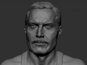 Freddie Mercury 3D 프린트 모델