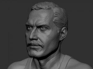 Freddie Mercury 3D 프린트 모델