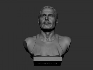 Freddie Mercury 3D 프린트 모델