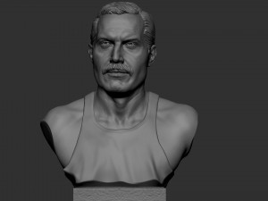 Freddie Mercury 3D 프린트 모델