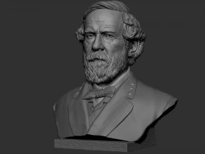 Robert Edward Lee 3D Print Model