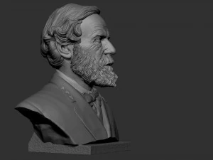 Robert Edward Lee 3D Print Model