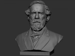 Robert Edward Lee 3D Print Model
