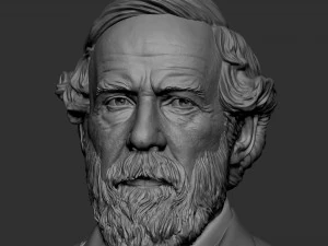 Robert Edward Lee 3D Print Model