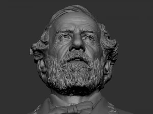 Robert Edward Lee 3D Print Model