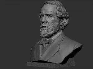 Robert Edward Lee 3D Print Model