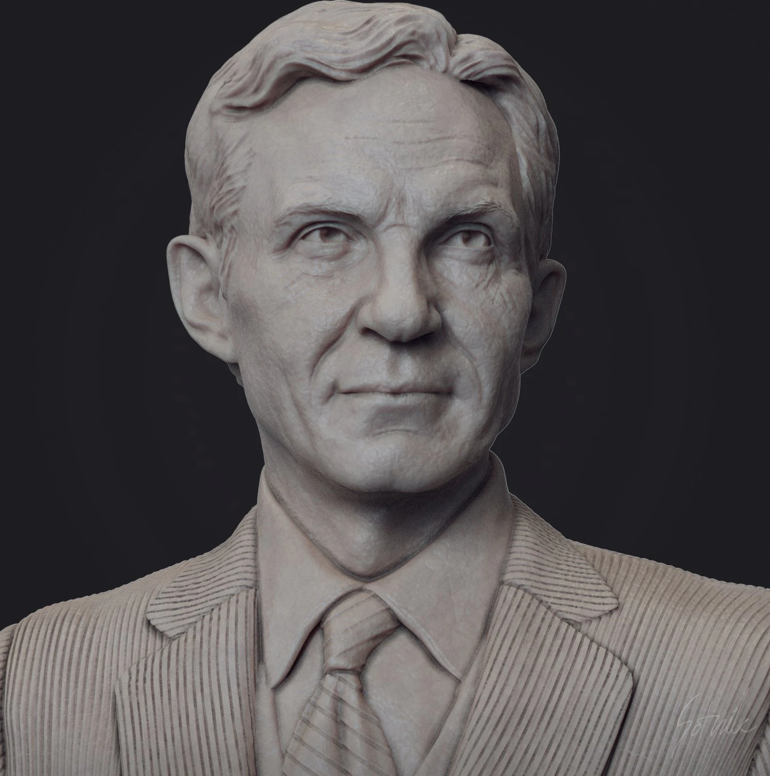 Henry 3D Print Model .c4d .max .obj .3ds .fbx .stl .blend 