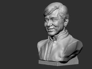 Jackie Chan Modelo de impresión 3D