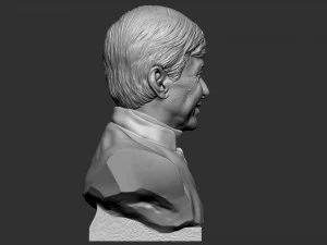 Jackie Chan 3D Print Model