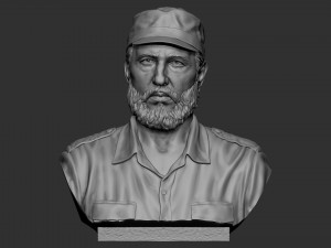 Fidel Castro Modelo de Impressão 3D