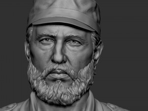 Fidel Castro Modelo de Impressão 3D