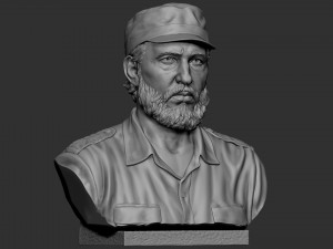 Fidel Castro Modelo de Impressão 3D