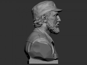 Fidel Castro Modelo de Impressão 3D