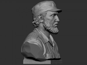 Fidel Castro Modelo de Impressão 3D