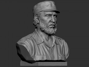 Fidel Castro Modelo de Impressão 3D