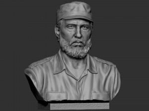 Fidel Castro Modelo de Impressão 3D