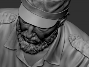 Fidel Castro Modelo de Impressão 3D
