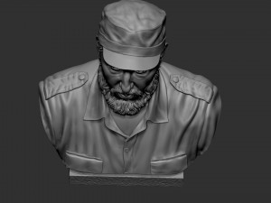 Fidel Castro Modelo de Impressão 3D