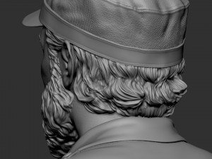 Fidel Castro Modelo de Impressão 3D