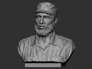 Fidel Castro Modelo de Impressão 3D