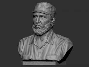 Fidel Castro Modelo de Impressão 3D