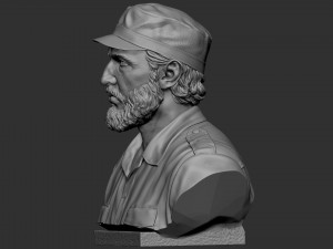 Fidel Castro Modelo de Impressão 3D