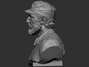 Fidel Castro Modelo de Impressão 3D
