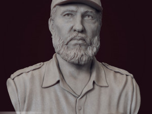 Fidel Castro Modelo de Impressão 3D