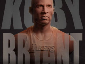 Kobe Bryant 3Dプリントモデル
