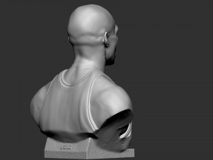Kobe Bryant 3D-printmodel