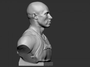 Kobe Bryant 3D-printmodel