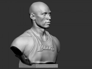 Kobe Bryant 3D-printmodel