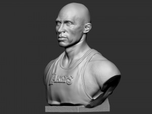 Kobe Bryant 3D-printmodel