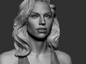 Lady Gaga 3D 打印模型