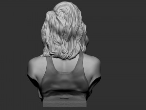Lady Gaga 3D 打印模型