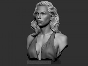 Lady Gaga 3D 打印模型