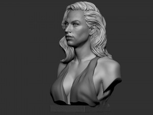 Lady Gaga 3D 打印模型