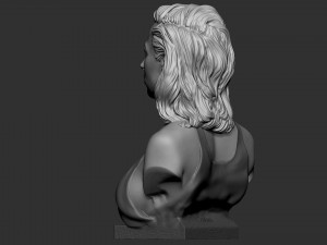 Lady Gaga 3D 打印模型