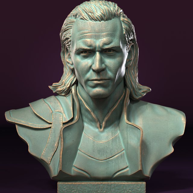 Loki 3D-printmodel .c4d .max .obj .3ds .fbx .stl .blend 