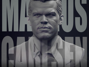 Magnus Carlsen 3D Baskı Modeli