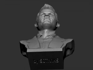 Magnus Carlsen 3D Print Model