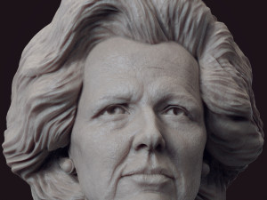 Margaret Thatcher 3Dプリントモデル