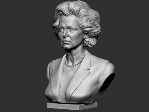 Margaret Thatcher 3Dプリントモデル