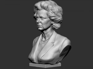 Margaret Thatcher 3D Druckmodell