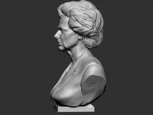 Margaret Thatcher 3Dプリントモデル