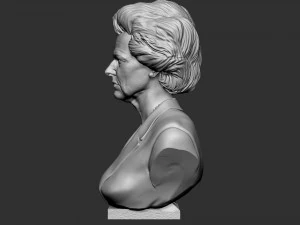 Margaret Thatcher 3D Druckmodell