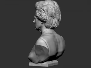 Margaret Thatcher 3D Druckmodell