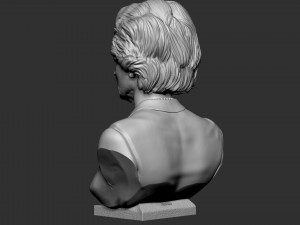 Margaret Thatcher 3Dプリントモデル