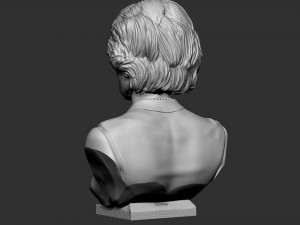 Margaret Thatcher 3Dプリントモデル