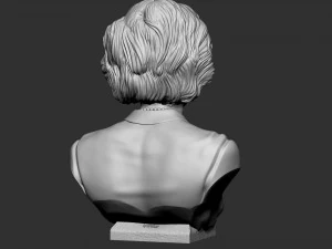 Margaret Thatcher 3D Druckmodell